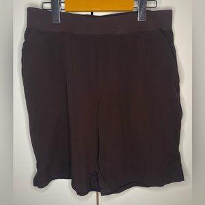 Lululemon Mens T.H.E. Short 9” Linerless French Press/Brown Size Large